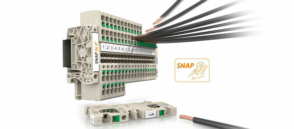 Prepare-se para o futuro com a tecnologia SNAP IN do Klippon Connect da Weidmüller
