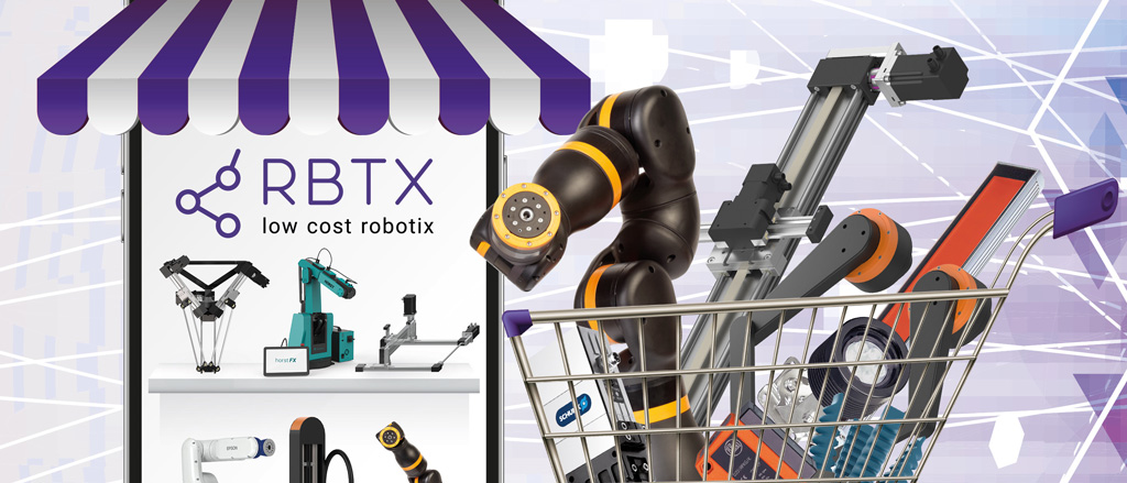Plataforma online RBTX 2.0: automação low-cost